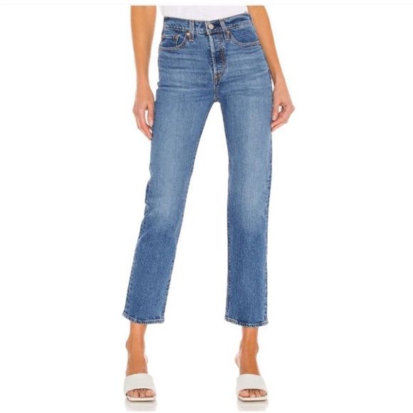 LEVI'S Wedgie Straight Ankle in Jive Sound - Picture 1 of 11